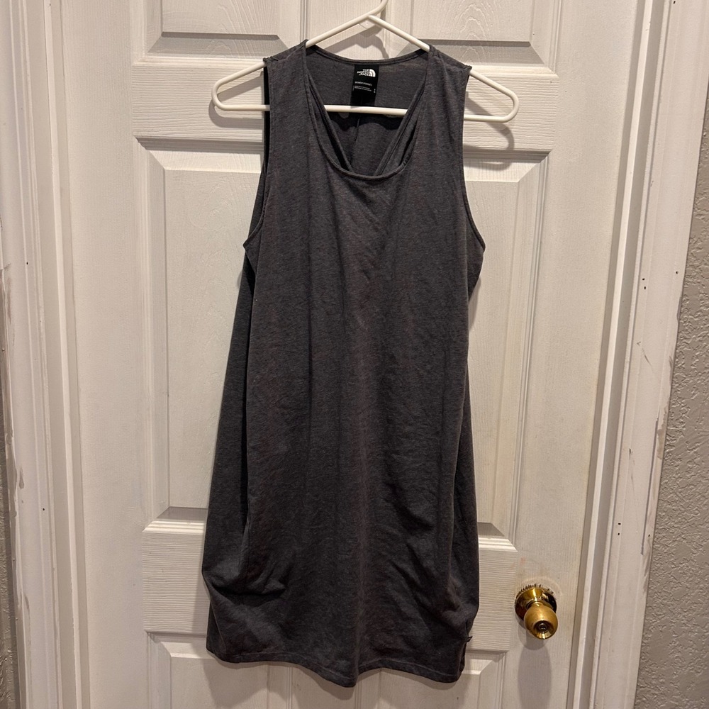The North Face Womens Tank Dress Gray Size Large Hiking Gorpcore‎ Outdoors Relax